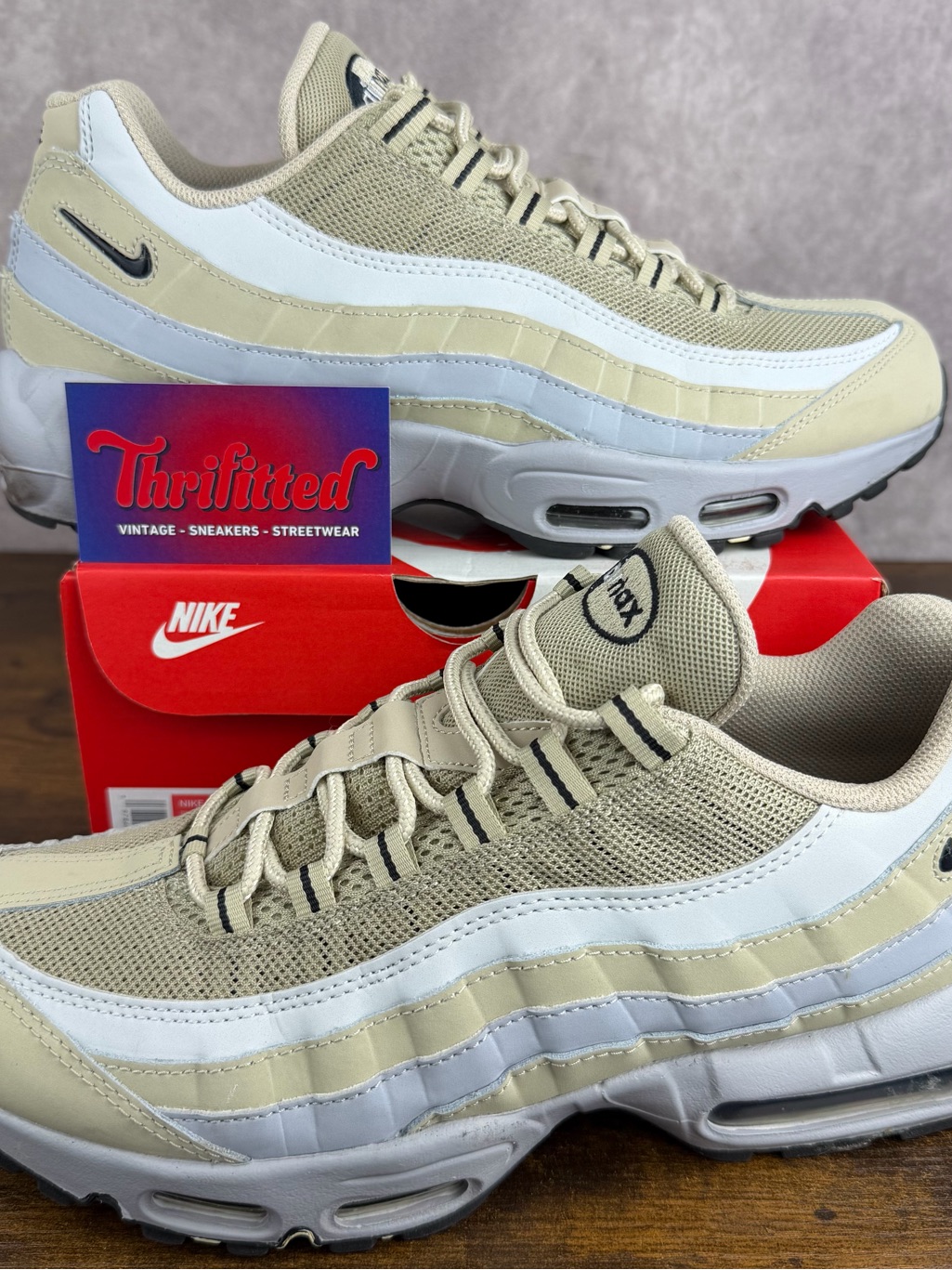 Nike Air Max 95 Desert Khaki Size 10.5 Hv6062-200 Beige Men’s Sneakers Og Rare